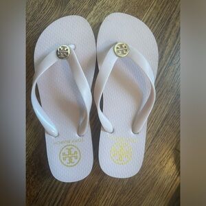 Pink Tory Burch Flip Flops